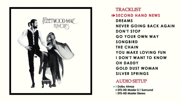 Fleetwood Mac: Rumours Blu-ray (Atmos Blu-ray Audio)