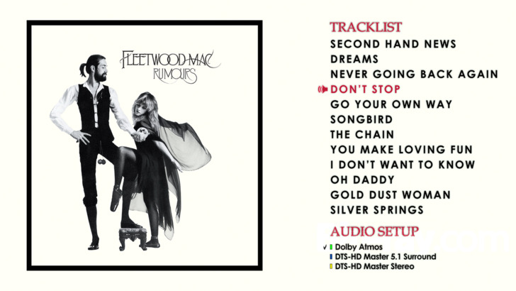 Fleetwood Mac: Rumours Blu-ray (Atmos Blu-ray Audio)