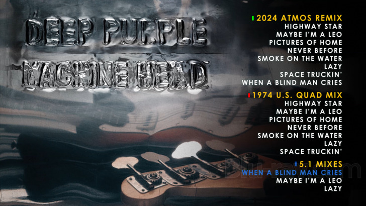 Deep Purple ディープ・パープル/Tokyo,Japan 2016 Blu-Ray Version