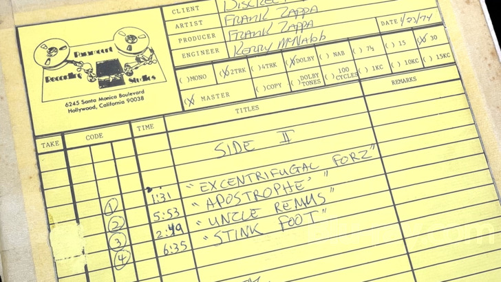 Frank Zappa: Apostrophe (') Blu-ray (Blu-ray Audio | Super Deluxe