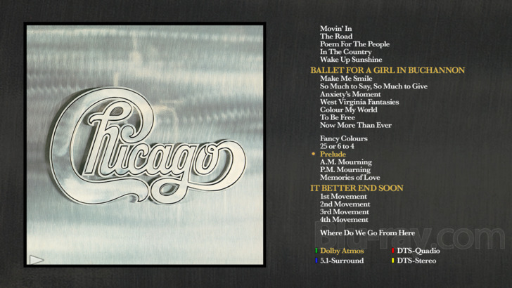 Chicago: Chicago II Blu-ray (Steven Wilson Atmos Remix / Blu-ray