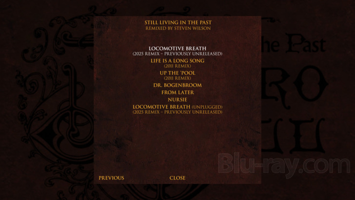 Jethro Tull: Still Living in the Past Blu-ray (DigiBook)