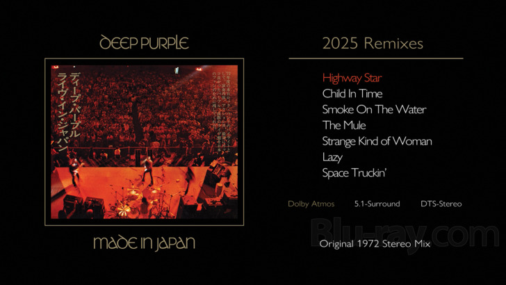 Deep Purple: Made in Japan Blu-ray (Super Deluxe Edition | Blu-ray