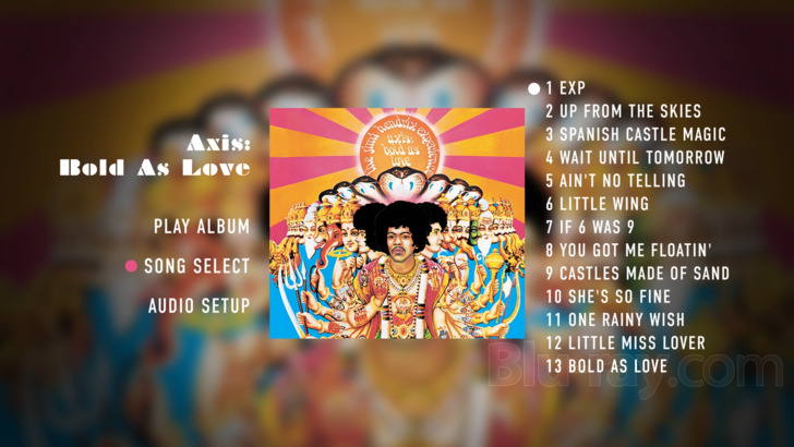 The Jimi Hendrix Experience: Bold as Love Blu-ray (Blu-ray Audio