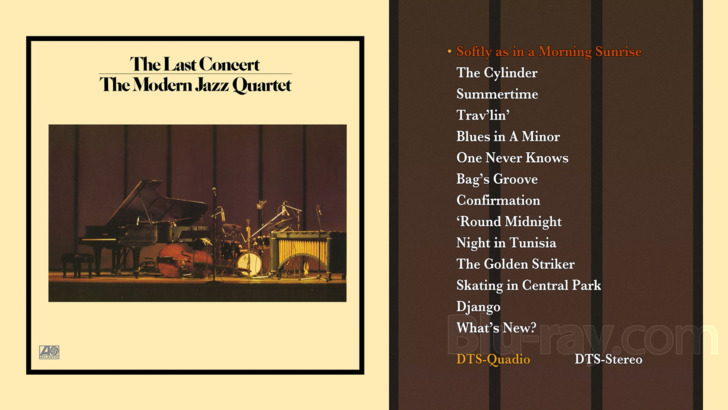 The Modern Jazz Quartet: The Last Concert Blu-ray (Super Jewel Box)