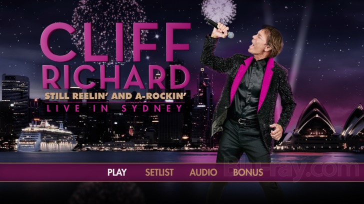 Cliff Richard: Still Reelin' and A-Rockin' Blu-ray (Live at Sydney ...