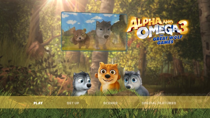 Alpha and Omega 3: The Great Wolf Games Blu-ray (Blu-ray + DVD +