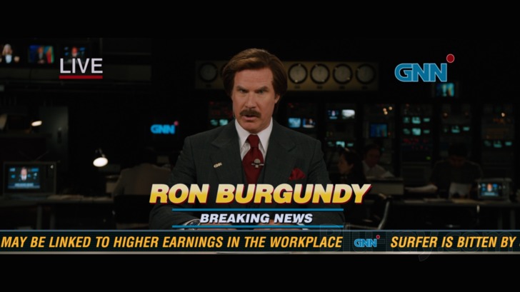  Anchorman 2: The Legend Continues [Blu-ray] [2013] [Region  Free] : Movies & TV